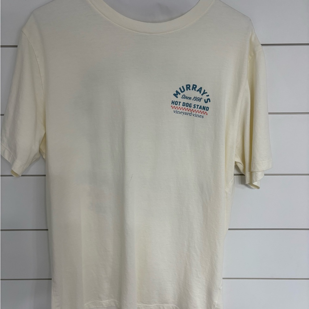 Vineyard Vines Cream Short Sleeve Tee